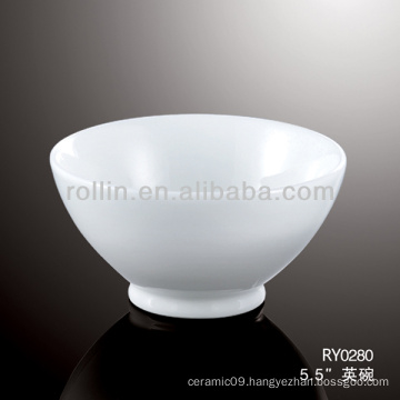 Japan style good quality chinese whorl porcelain food bowl